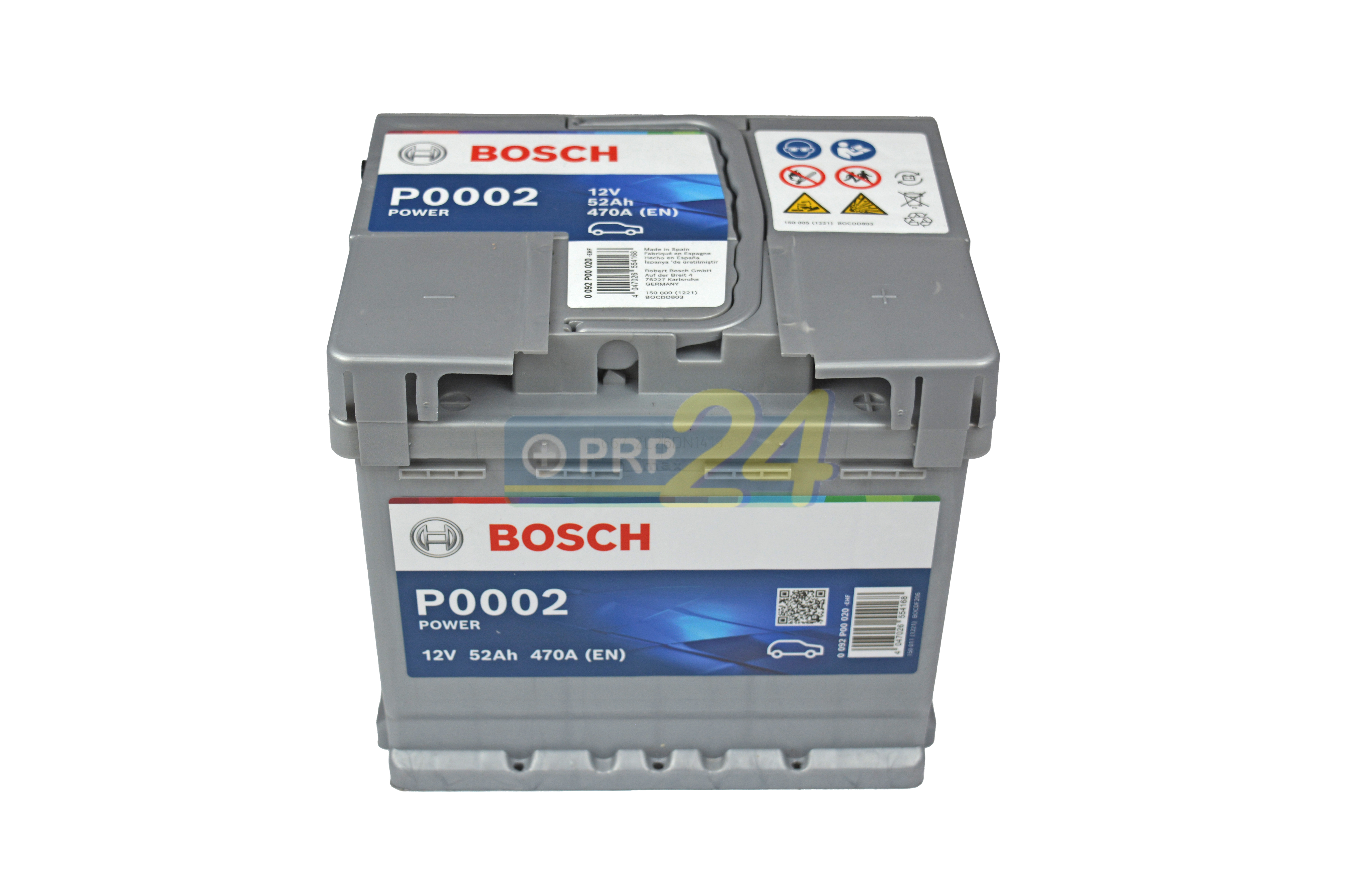 BOSCH Bosch Power - 12V 52 Ah - autó akkumulátor - jobb+