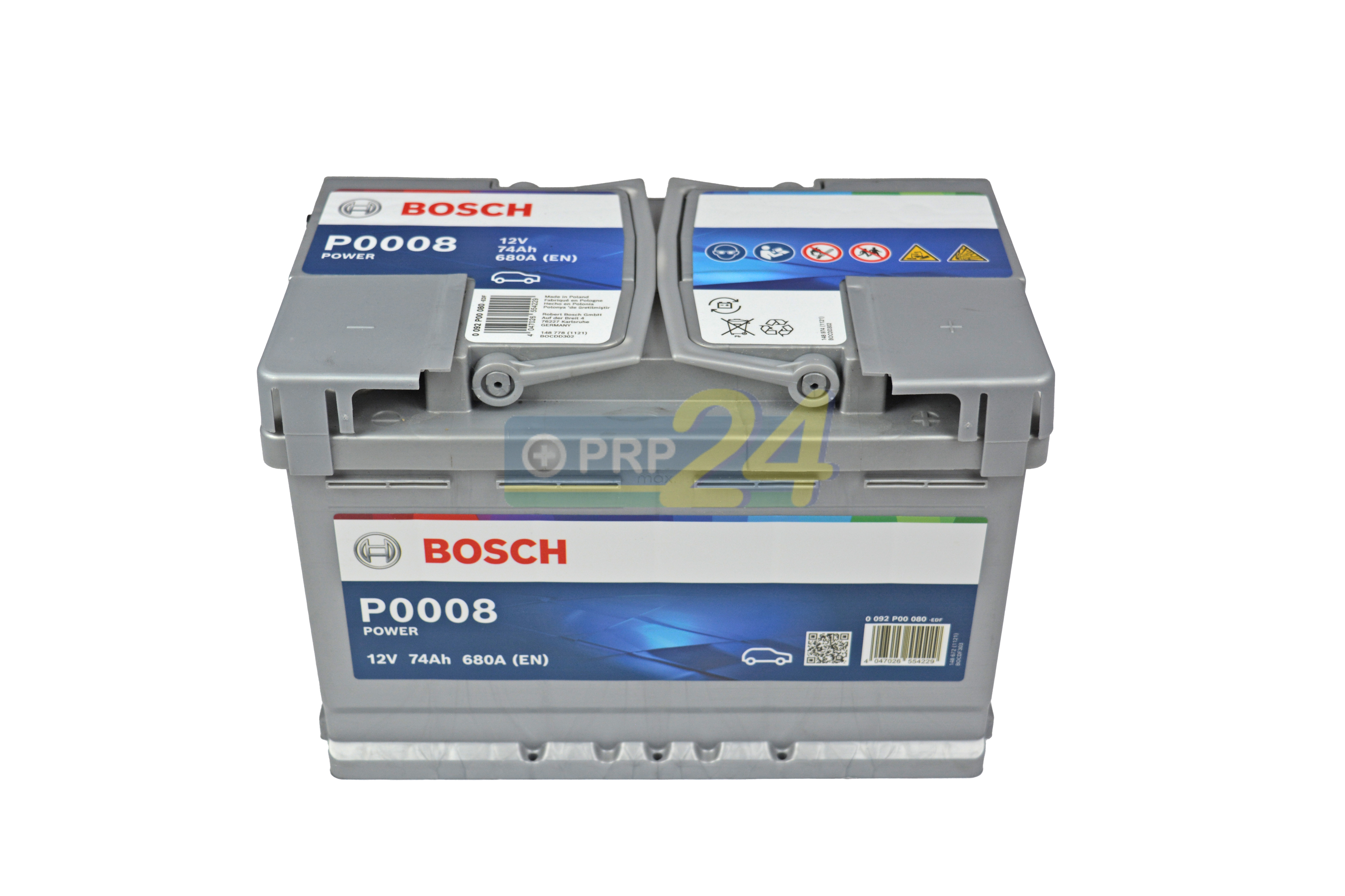 BOSCH Bosch Power - 12V 74 Ah - autó akkumulátor - jobb+