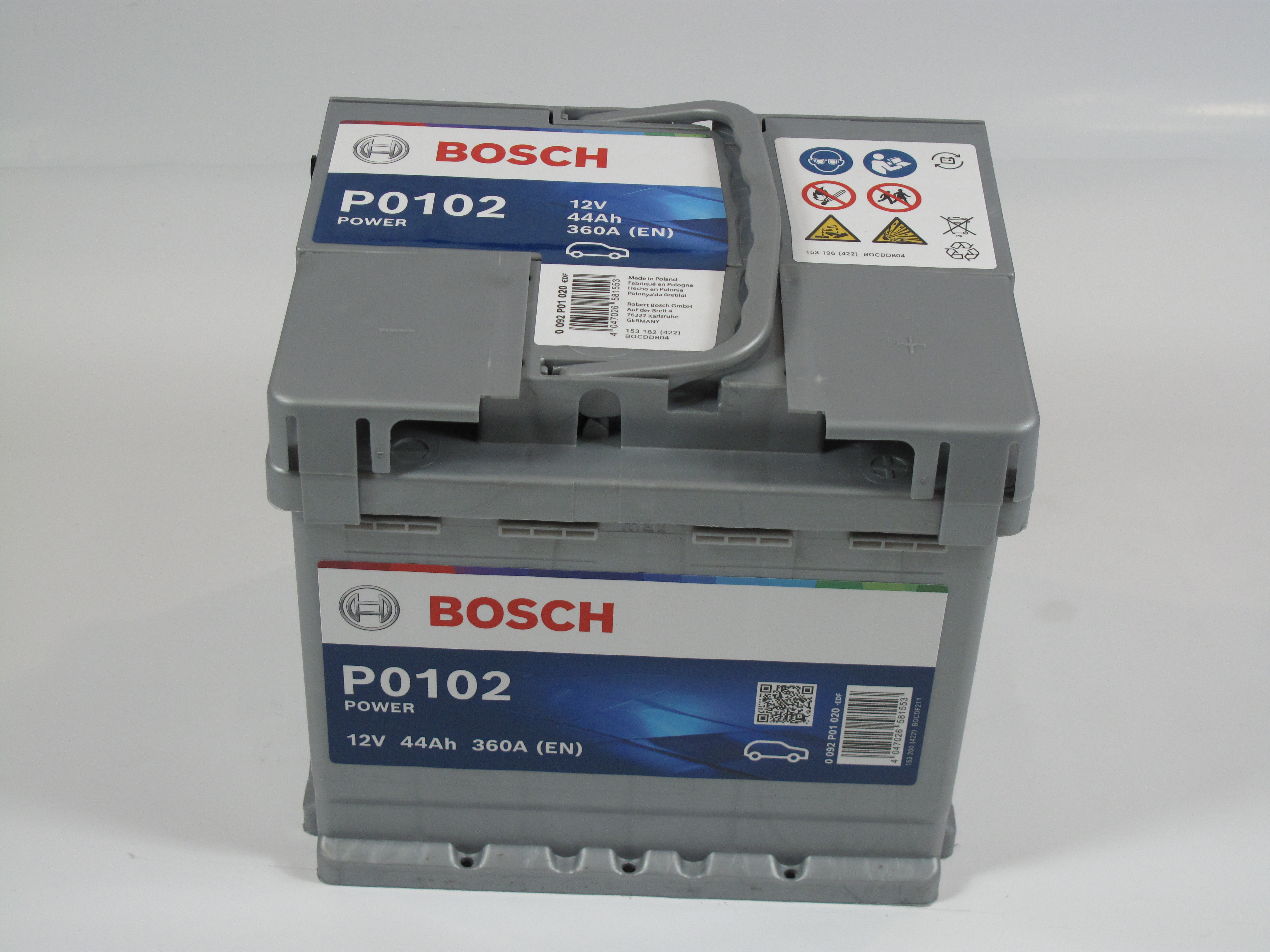 BOSCH Bosch Power - 12V 44 Ah - autó akkumulátor - jobb+