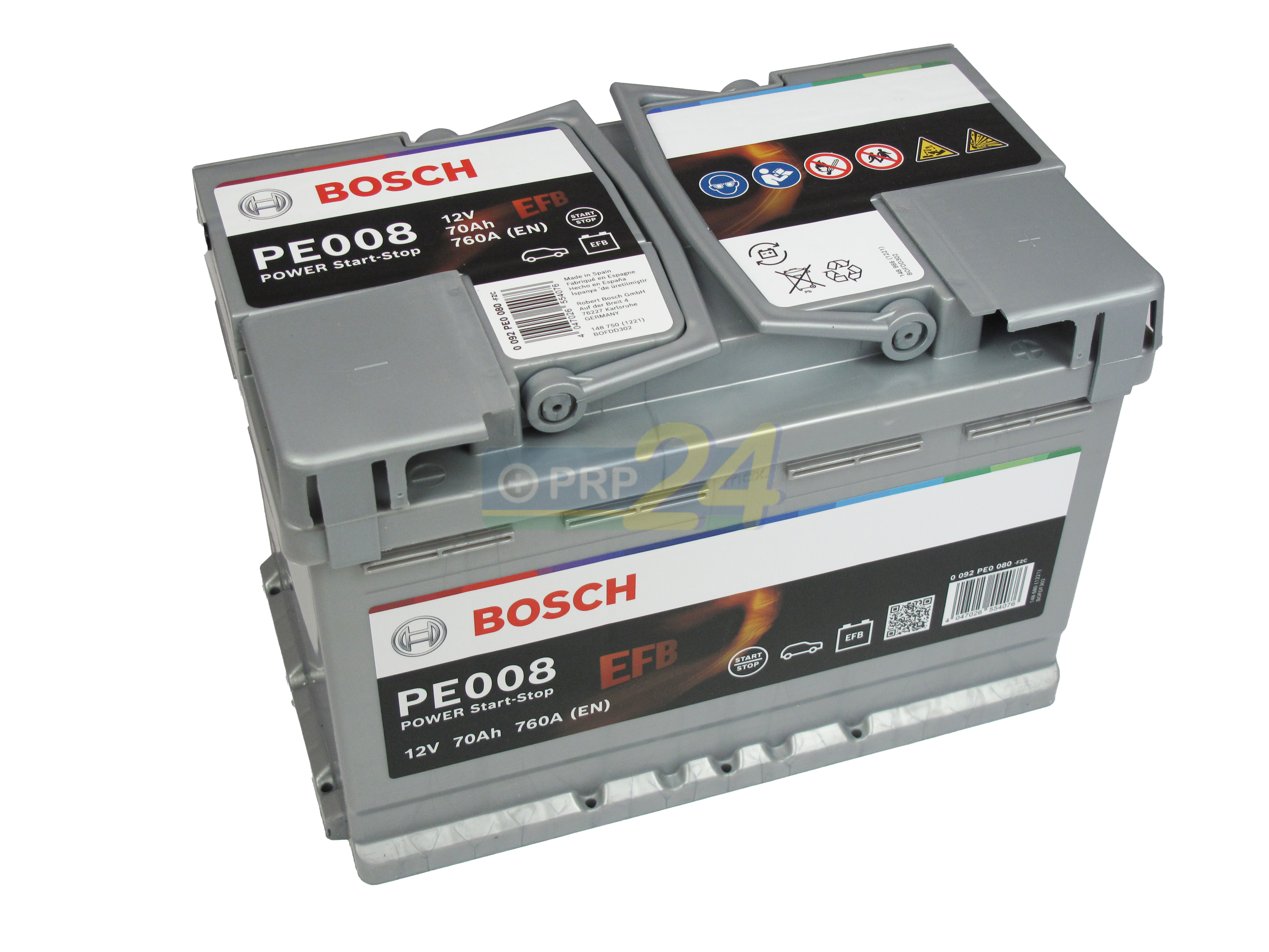 BOSCH Bosch Power EFB - 12V 70 Ah - autó akkumulátor - jobb+