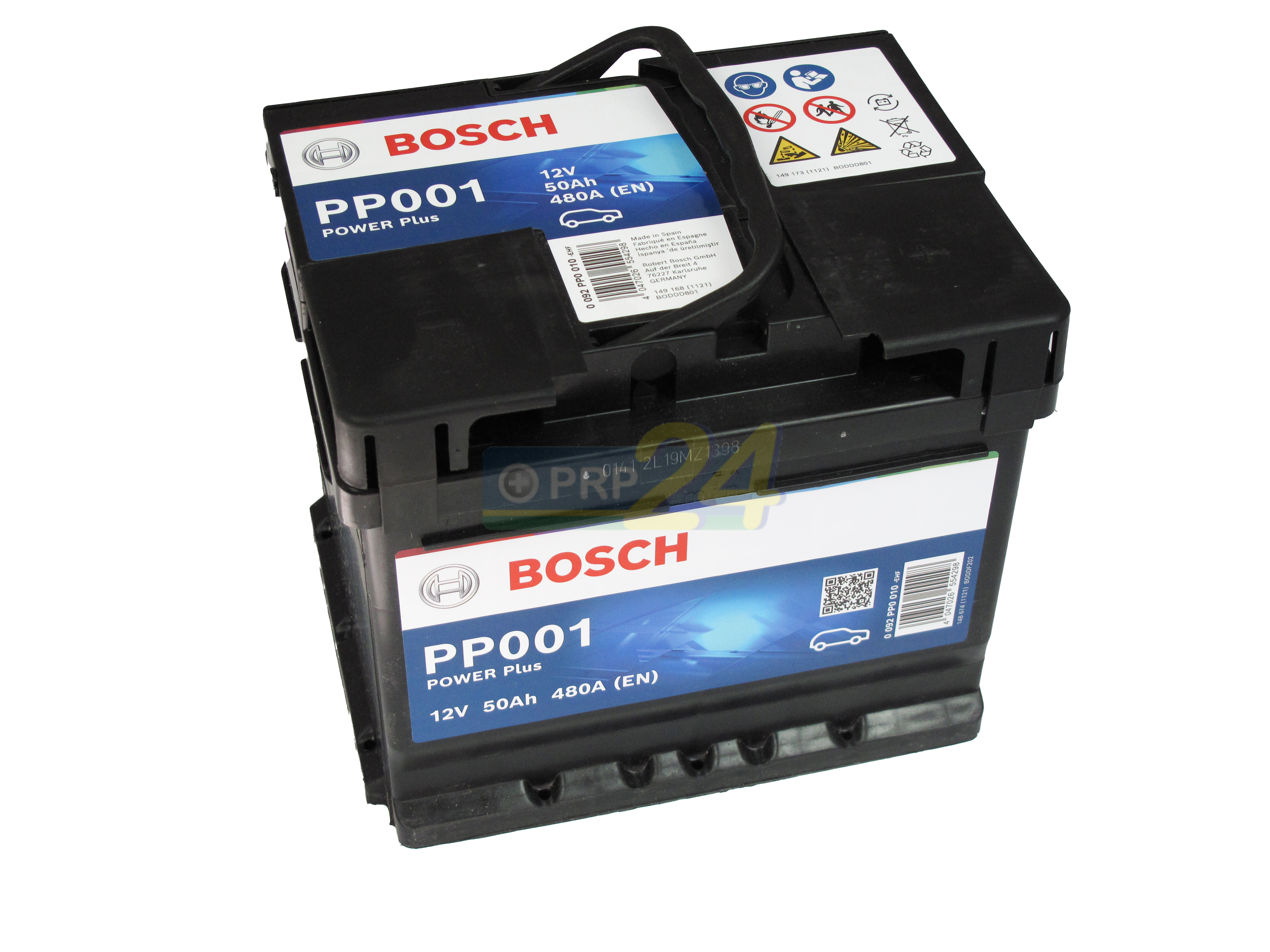 BOSCH Bosch Power Plus - 12V 50 Ah - autó akkumulátor - jobb+