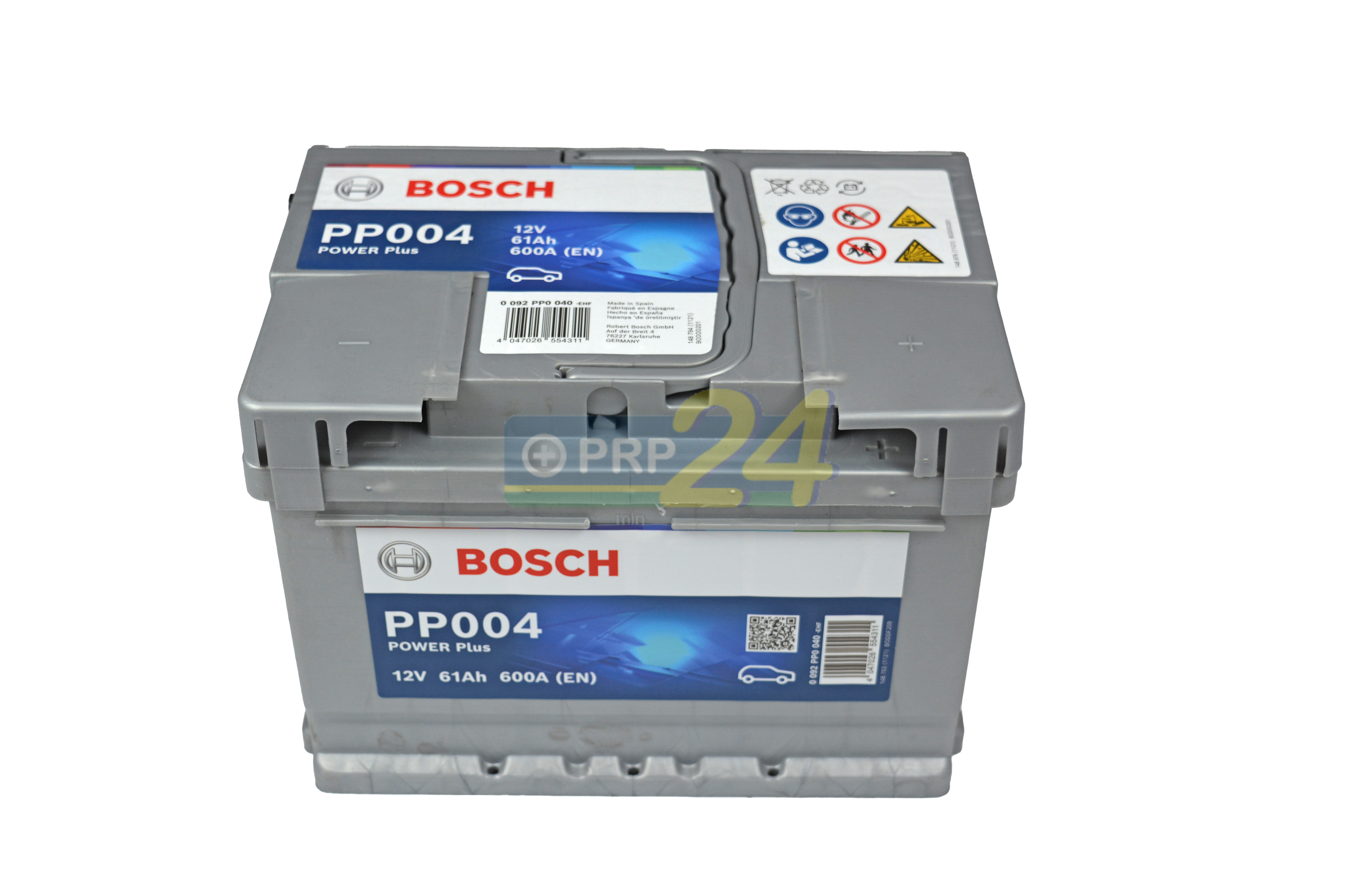 BOSCH Bosch Power Plus - 12V 61 Ah - autó akkumulátor - jobb+