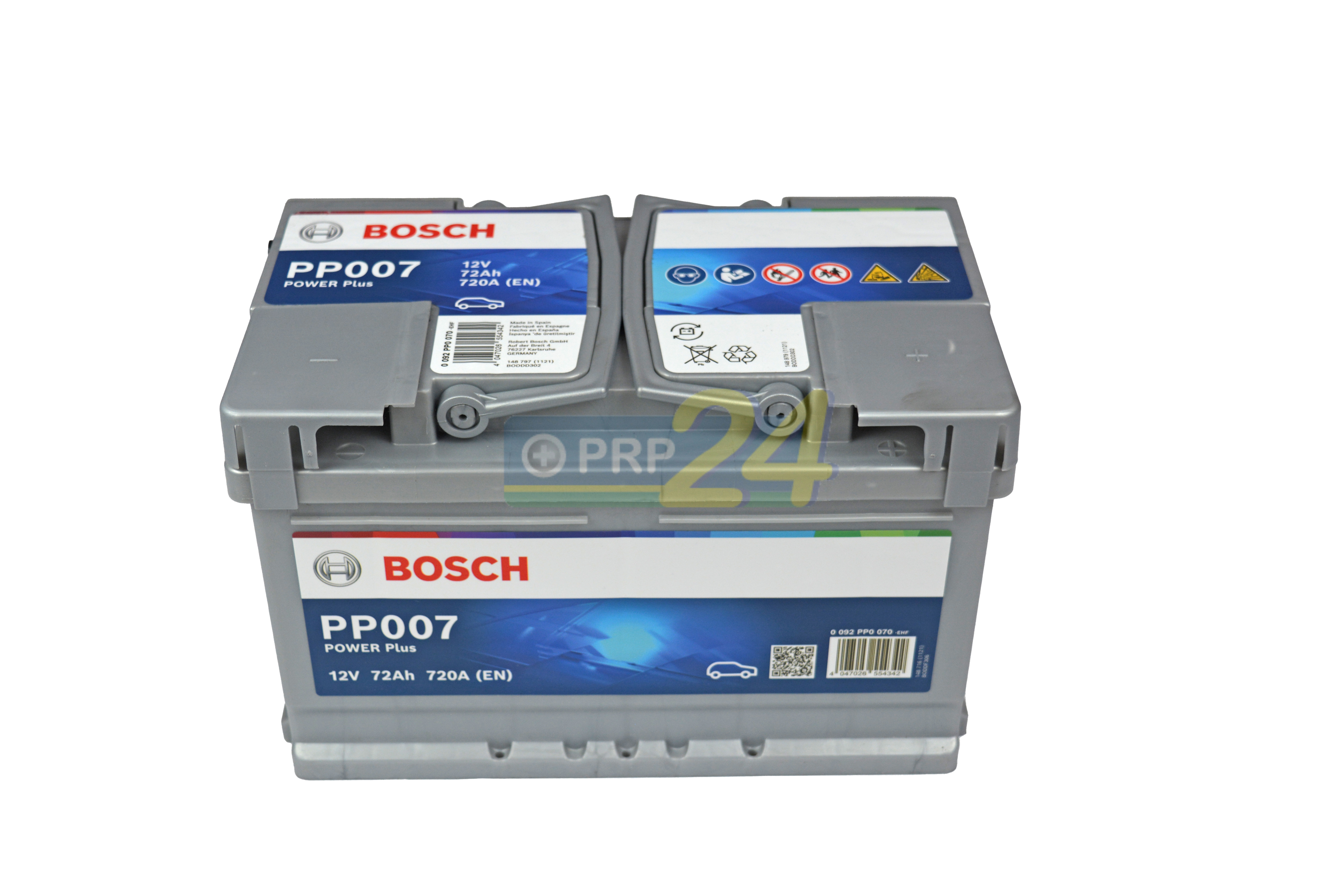 BOSCH Bosch Power Plus - 12V 72 Ah - autó akkumulátor - jobb+