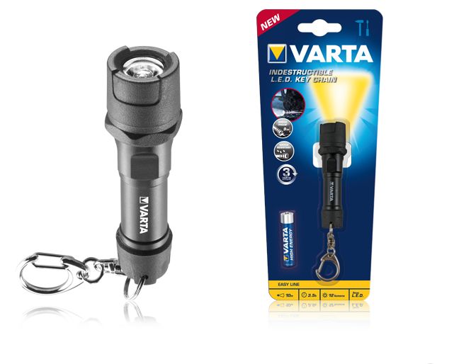 VARTA VARTA INDESTRUCTIBLE KEY CHAIN LIGHT  elemlámpa