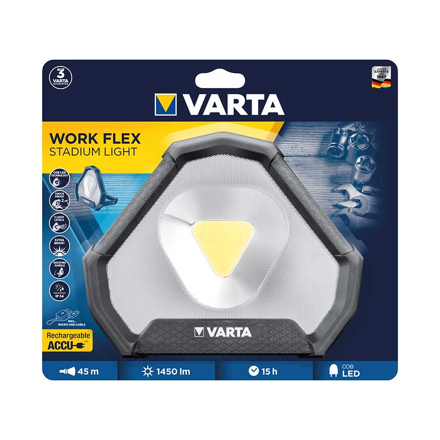 VARTA VARTA WORK FLEX Stadium Light elemlámpa