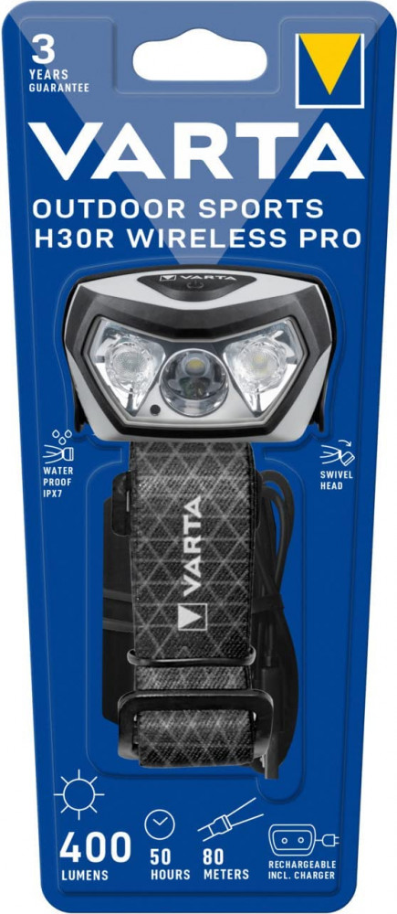 VARTA VARTA OUTDOOR SPORTS H30R Wireless Pro tölthető fejlámpa