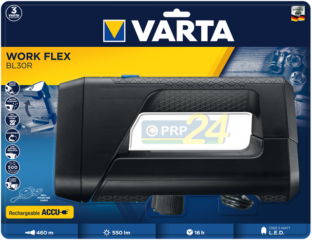 VARTA VARTA WORK FLEX LIGHT BL30R újratölthető kézi fényszóró