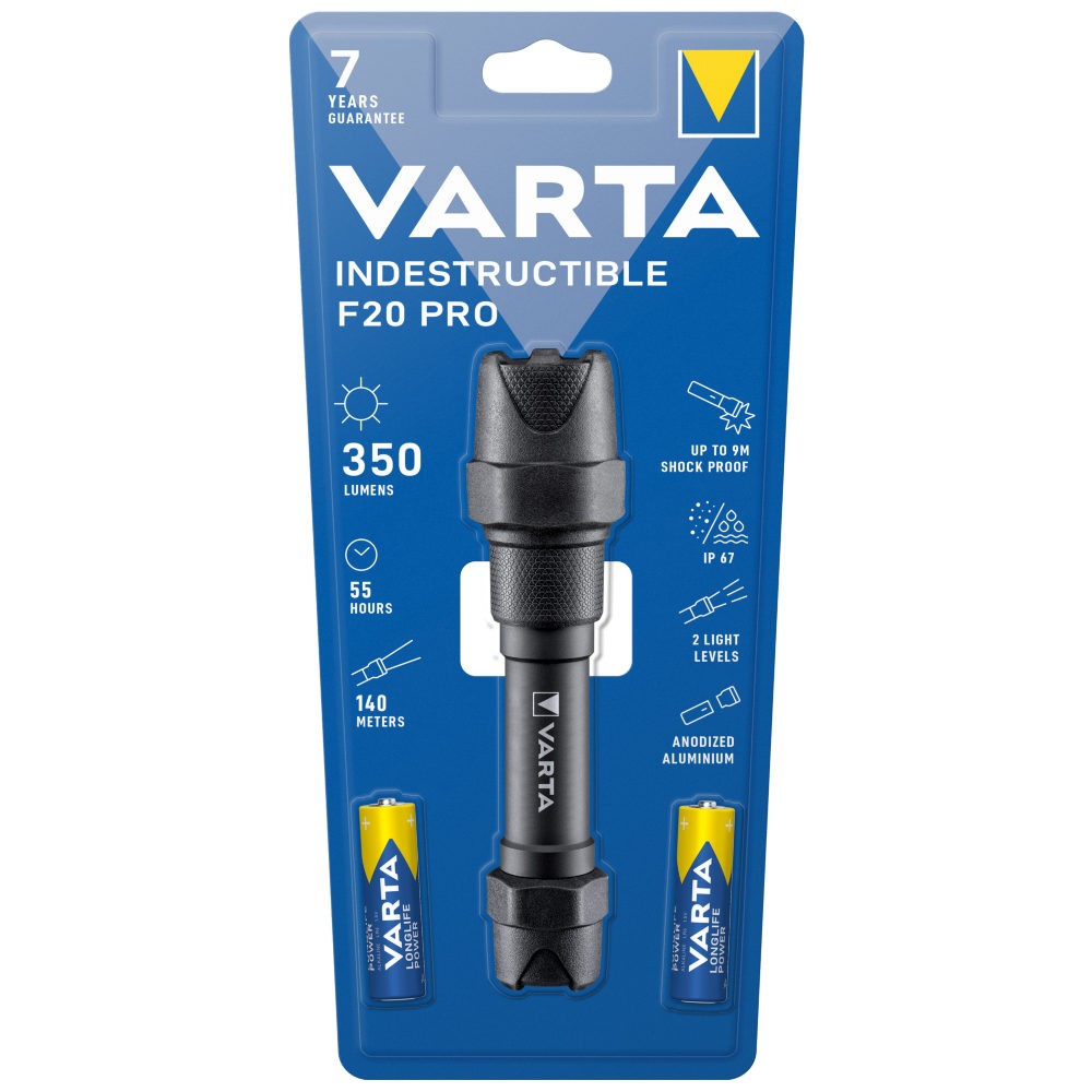 VARTA VARTA INDESTRUCTIBLE F20 Pro 2AA elemlámpa