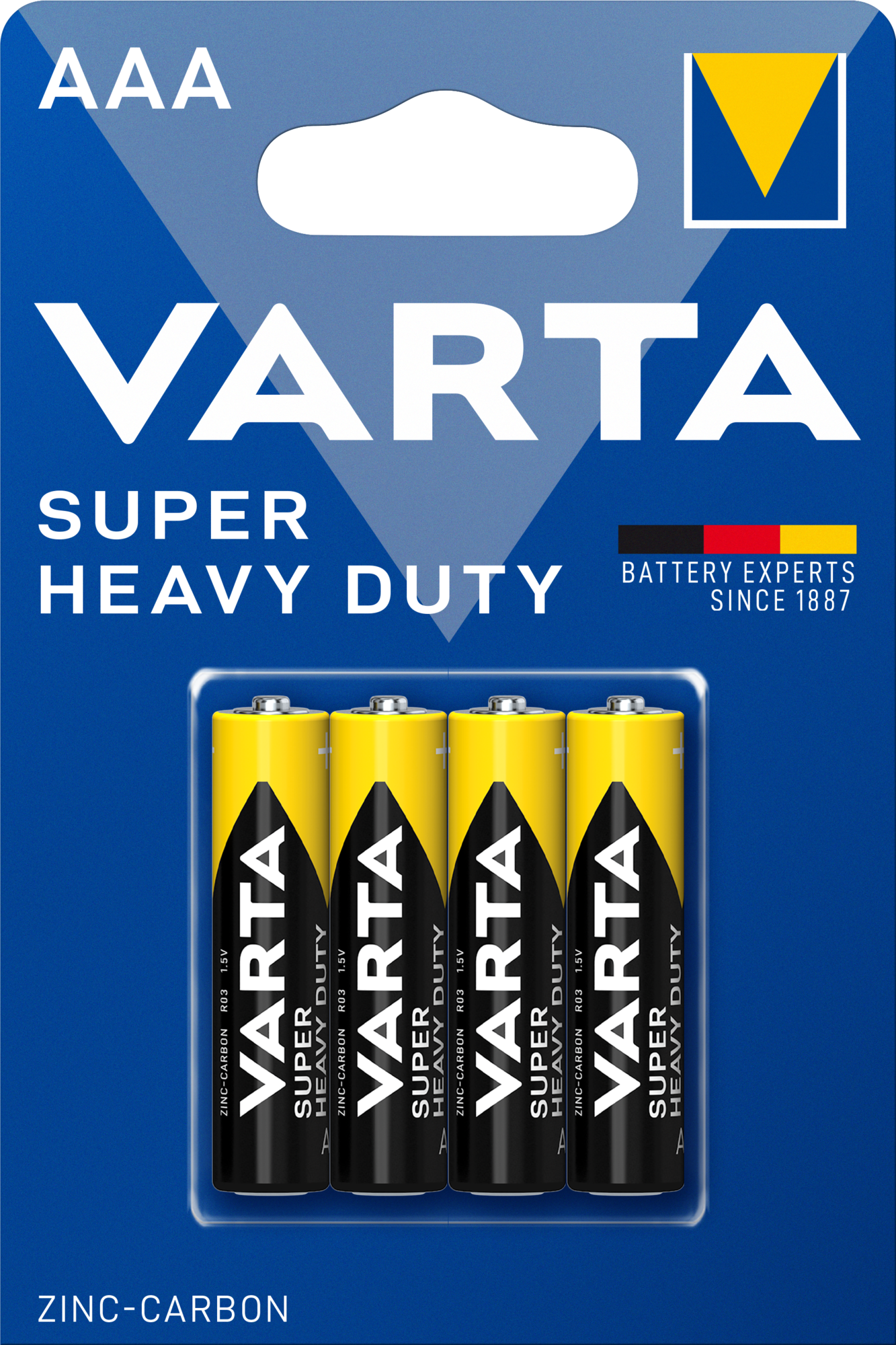 VARTA VARTA SUPER HEAVY DUTY mikro/ AAA/ R3 elem BL4