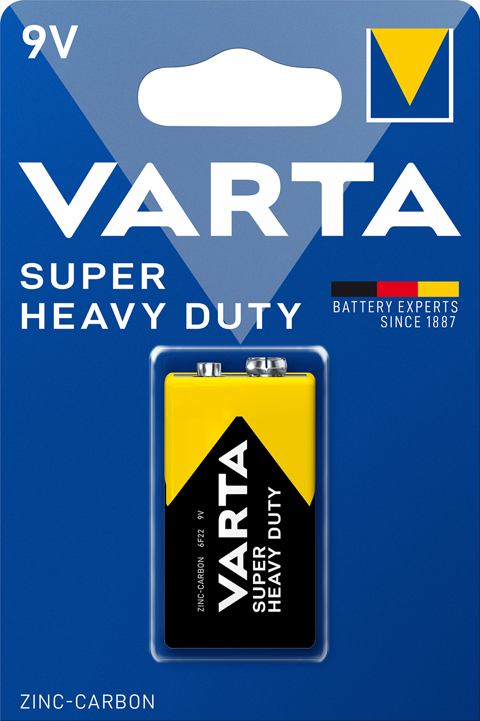 VARTA VARTA SUPER HEAVY DUTY 9 V-os/ E/ 6F22 elem BL1
