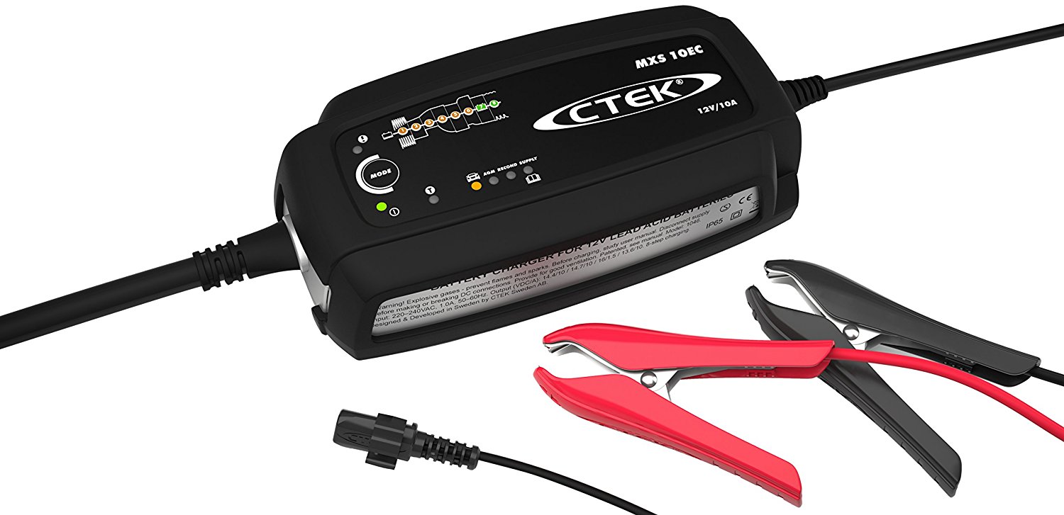 Ctek CTEK  -  MXS 10EC EU akkumulátor töltő 12V/10A, 4 méteres kábellel