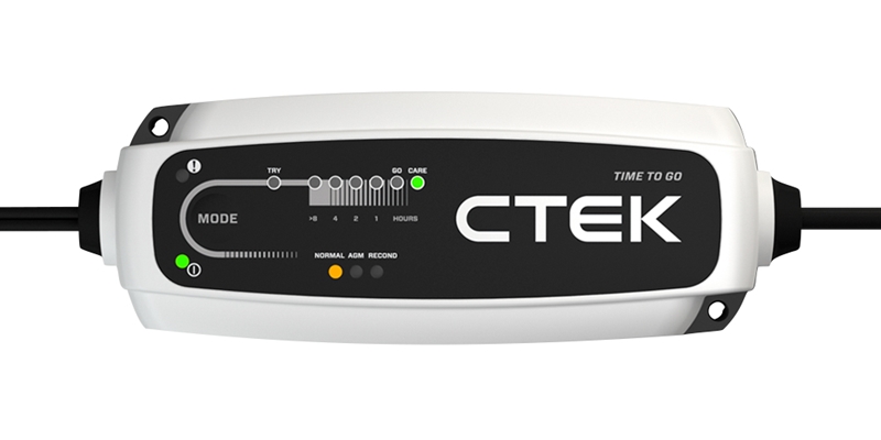 Ctek CTEK  -  CT5 TIME TO GO akkumulátor töltő hátralévő töltési idő visszajelzővel