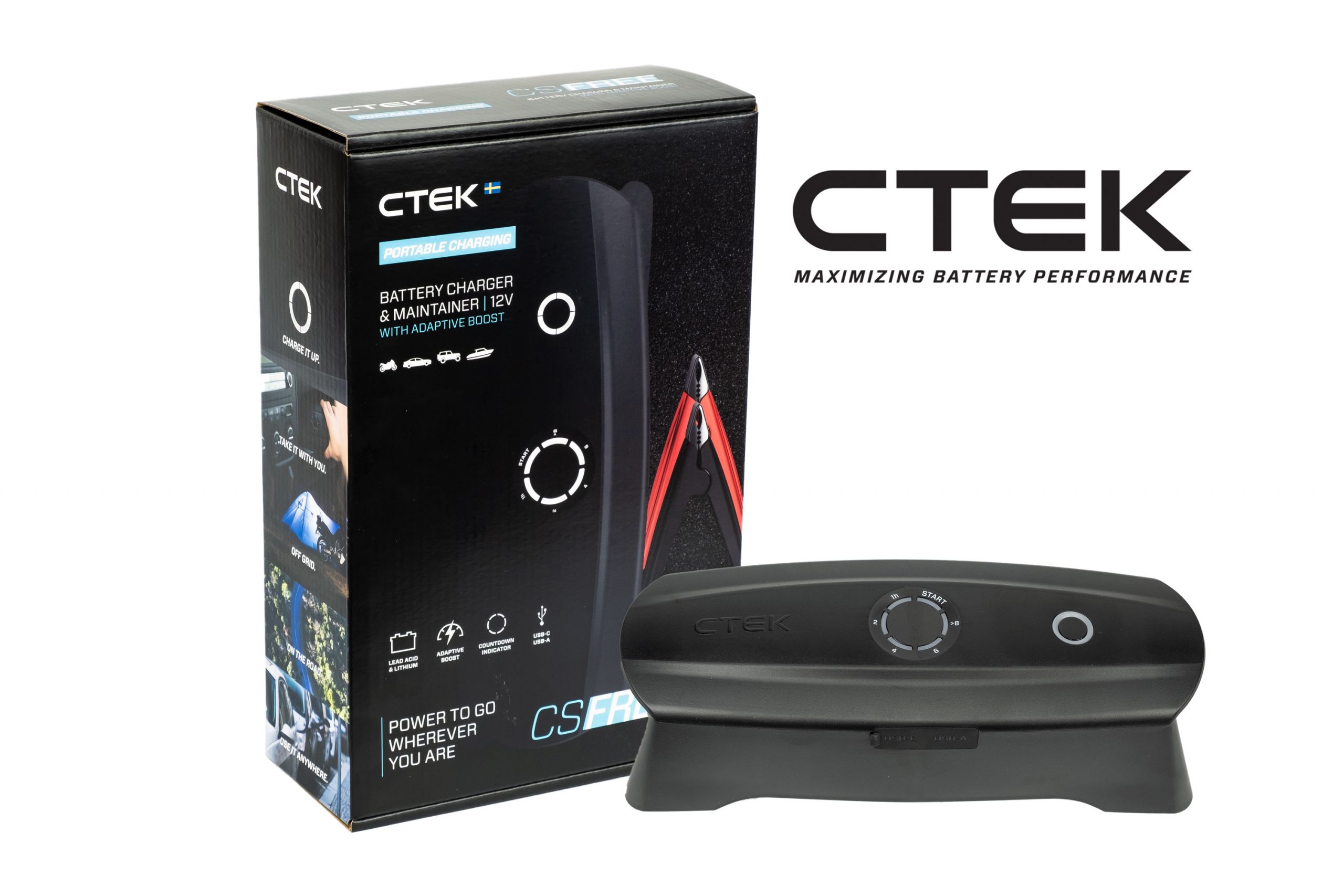 Ctek CTEK  -  CS FREE akkumulátor töltő 12V / 20A