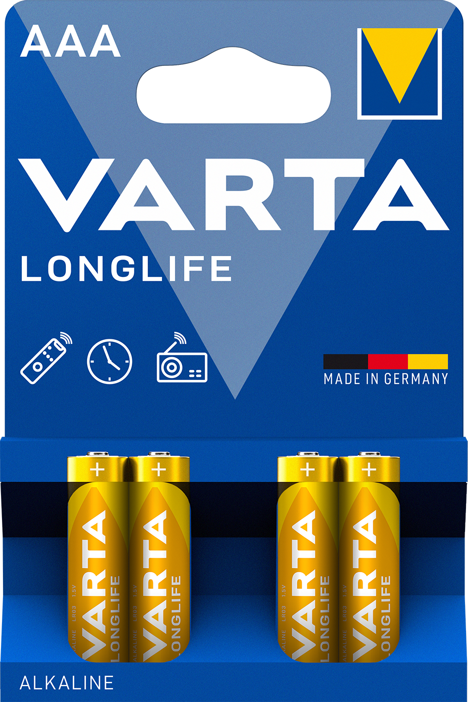 VARTA VARTA LONGLIFE mikro/ AAA/ LR03 elem BL4