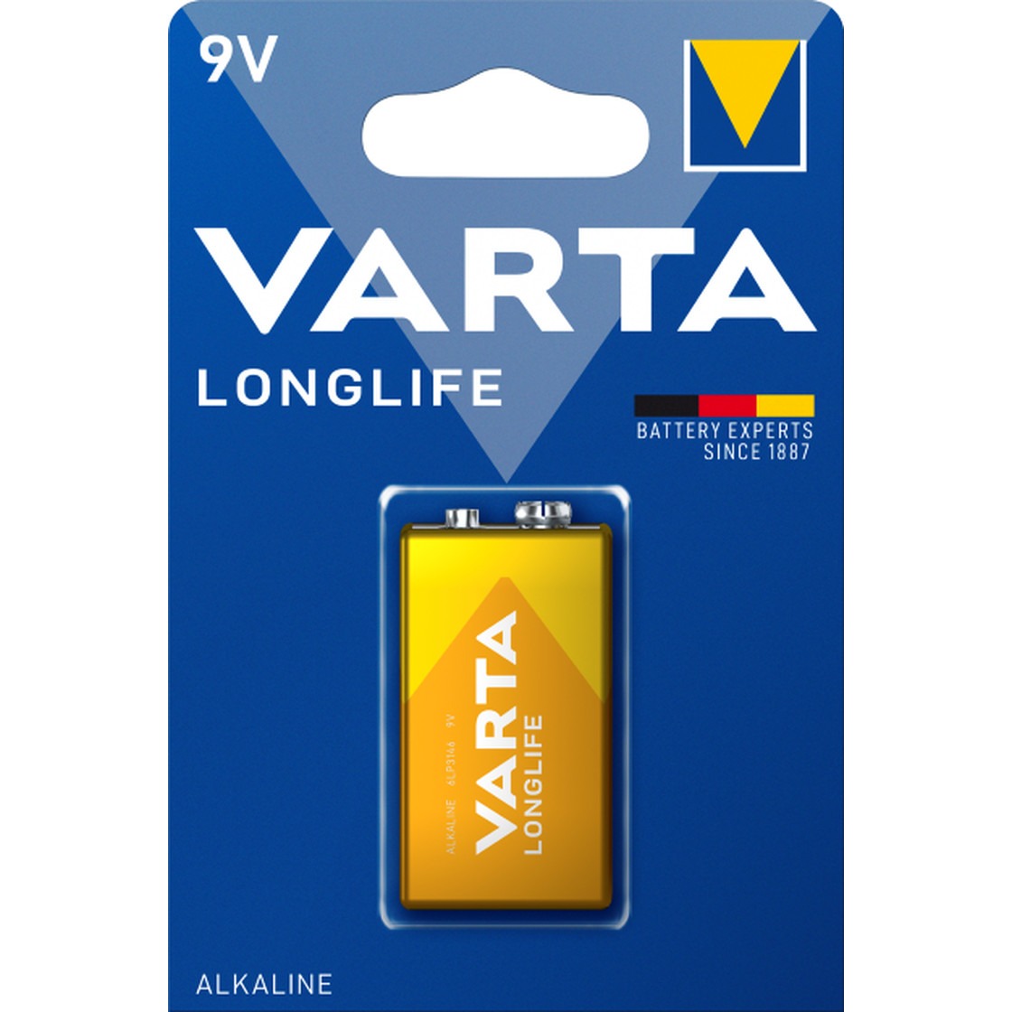 VARTA VARTA LONGLIFE 9 V-os/ E/ 6LR61 elem BL1