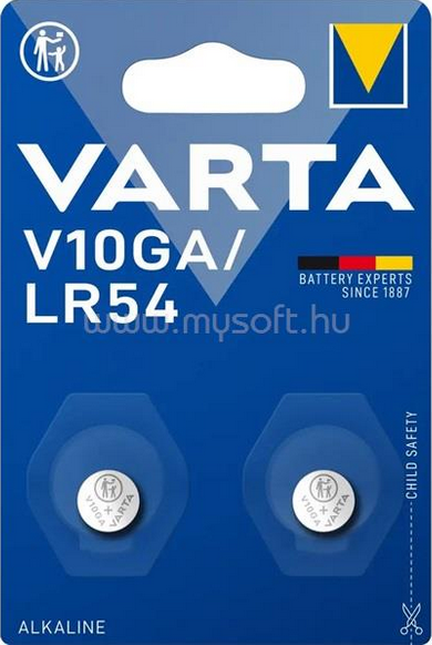 VARTA Elem fotó és kalkulátorelem V10GA BLI2