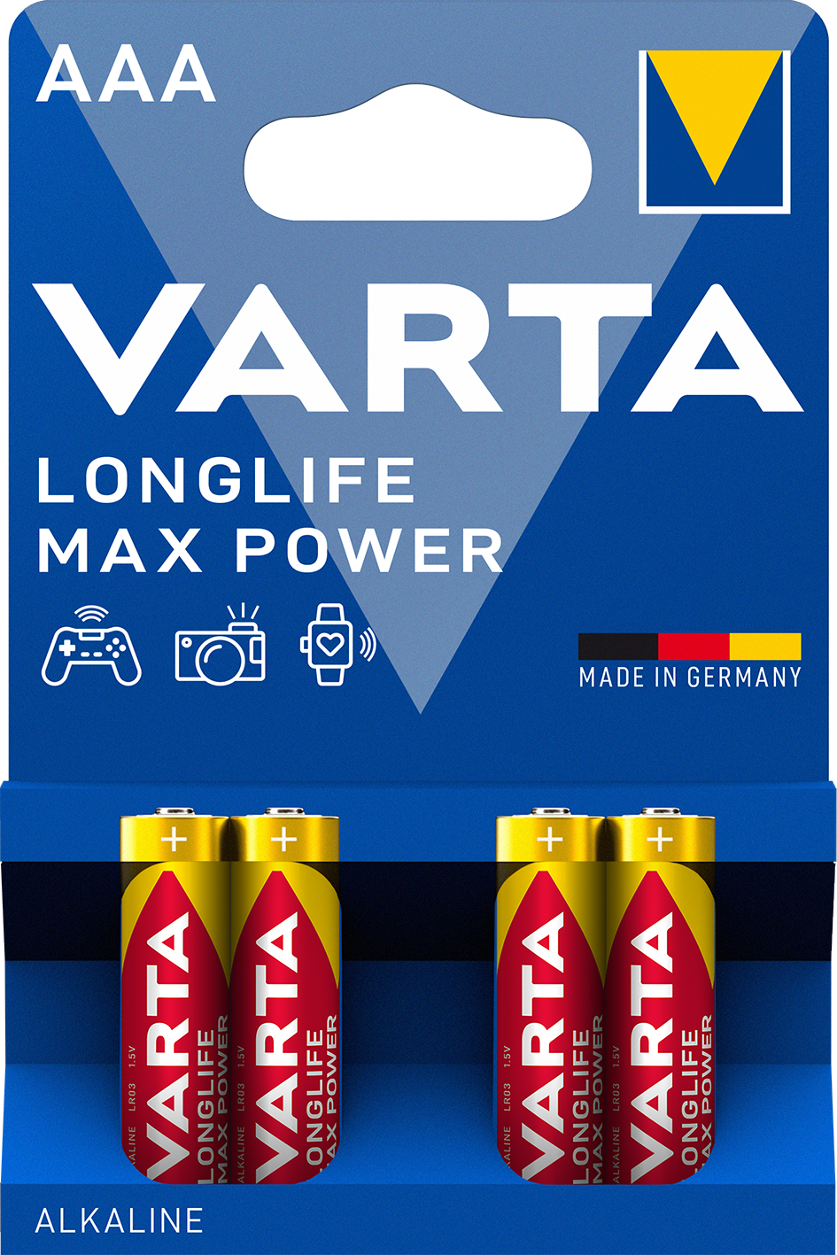 VARTA Elem AAA 4db Longlife Max Power mikro LR03