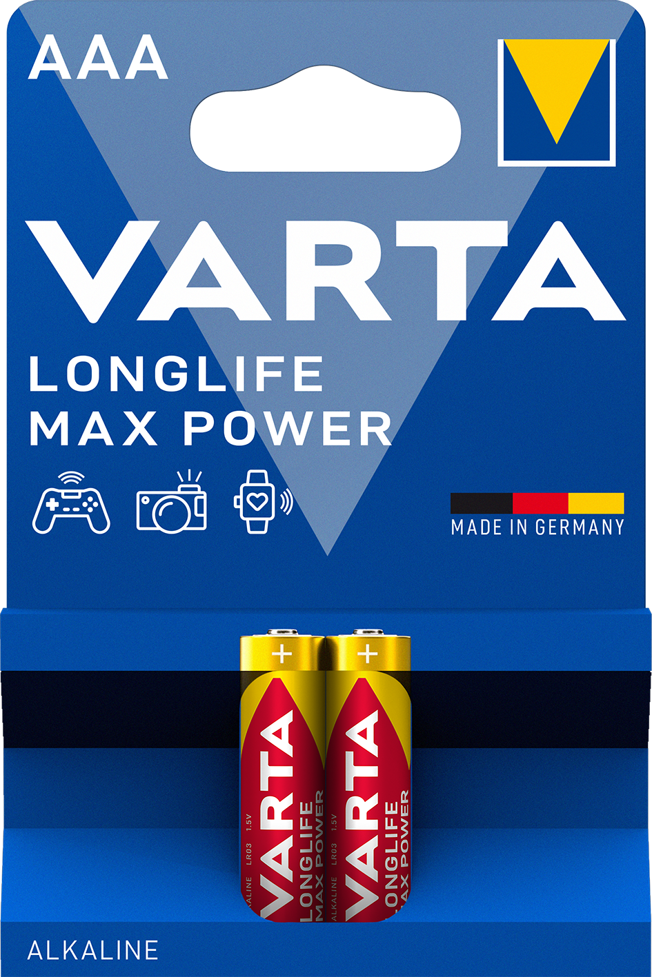 VARTA VARTA LONGLIFE MAX POWER mikro/ AAA/ LR03 elem BL2