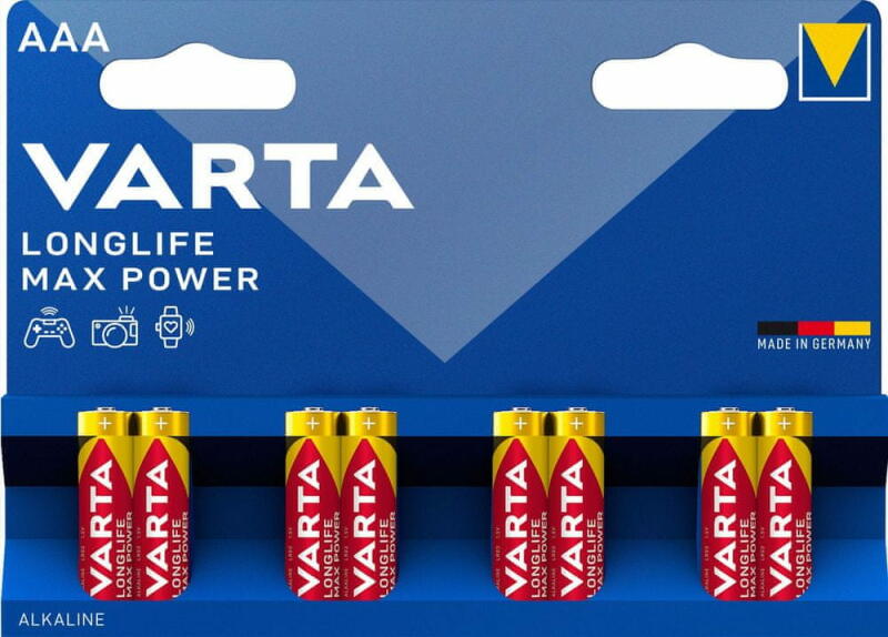 VARTA Elem AAA 8db Longlife Max Power mikro LR03