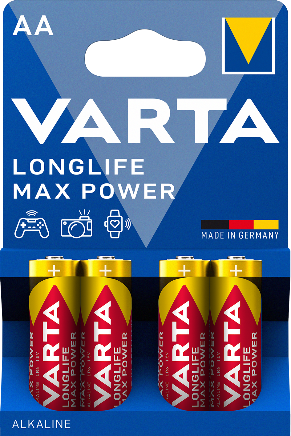 VARTA VARTA LONGLIFE MAX POWER ceruza/ AA/ LR06 elem BL4