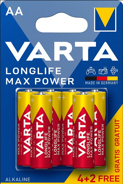 VARTA Elem AA 4+2db Max Tech mikro