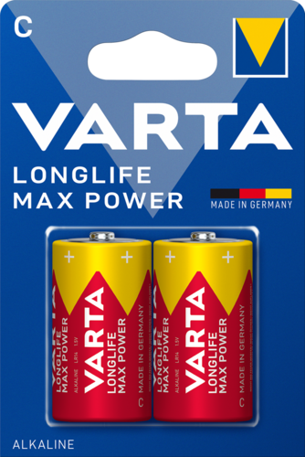 VARTA VARTA LONGLIFE MAX POWER bébi/ C/ LR14 elem BL2