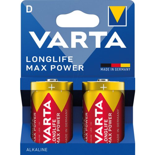 VARTA VARTA LONGLIFE MAX POWER góliát/ D/ LR20 elem BL2
