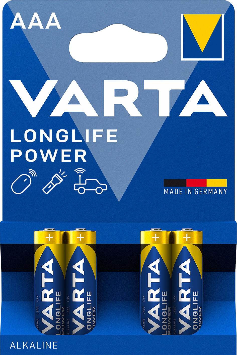 VARTA VARTA LONGLIFE POWER mikro/ AAA/ LR03 elem BL4