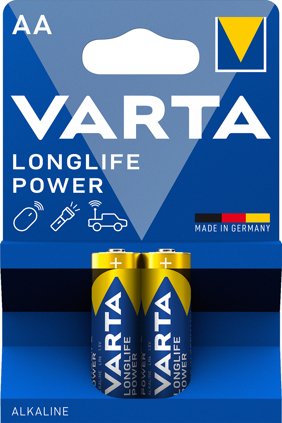 VARTA VARTA LONGLIFE POWER ceruza/ AA/ LR06 elem BL2