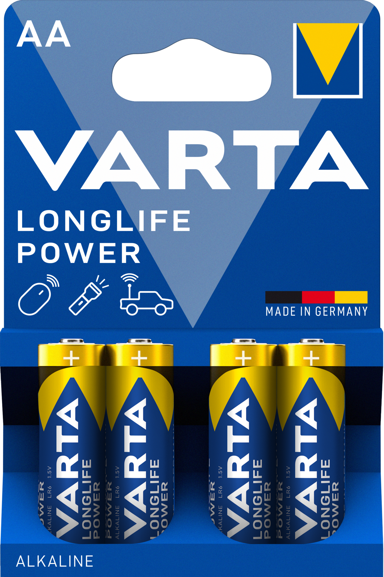VARTA VARTA LONGLIFE POWER ceruza/ AA/ LR06 elem BL4