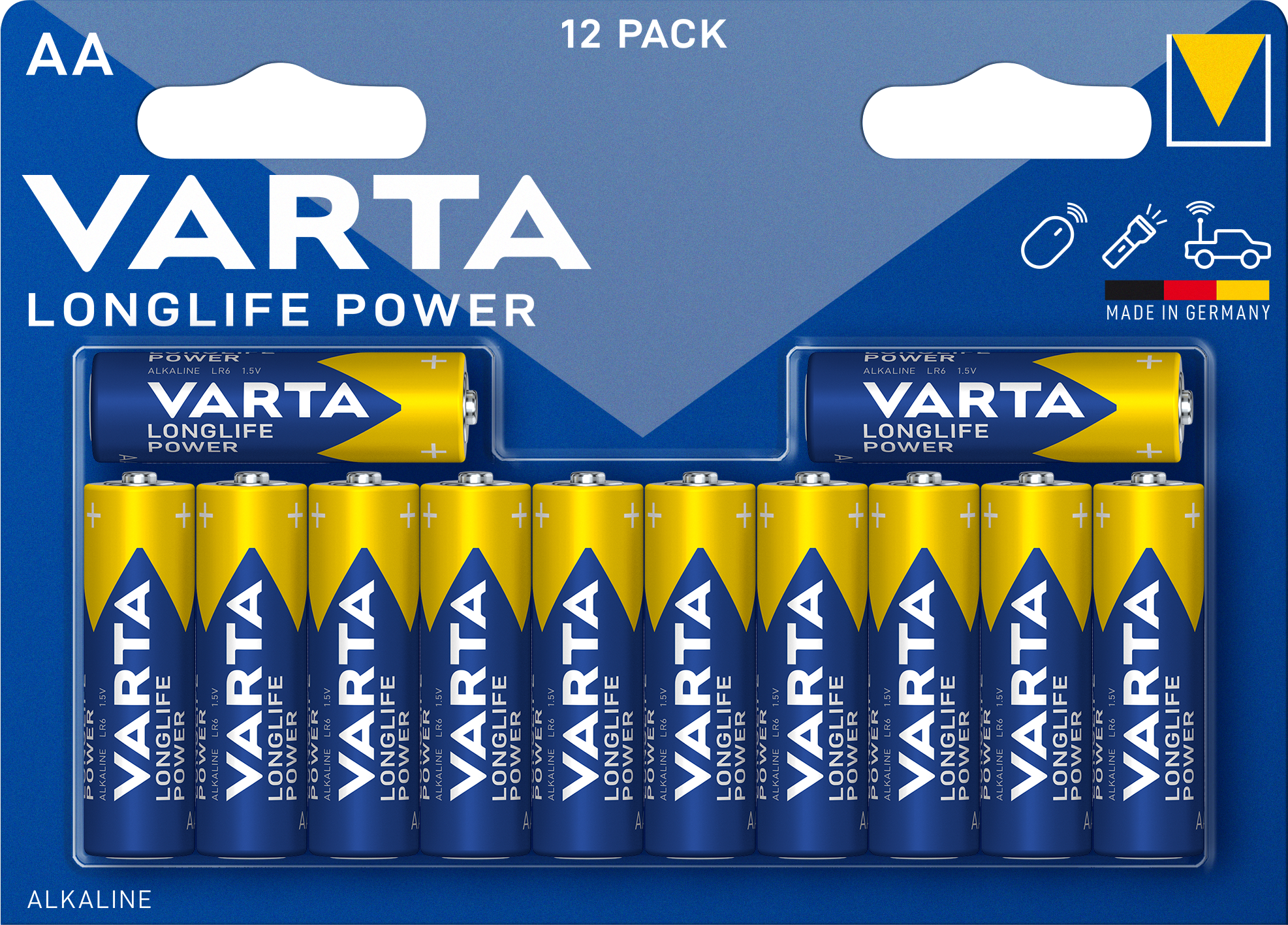 VARTA VARTA LONGLIFE POWER ceruza/ AA/ LR06 elem BL8+4