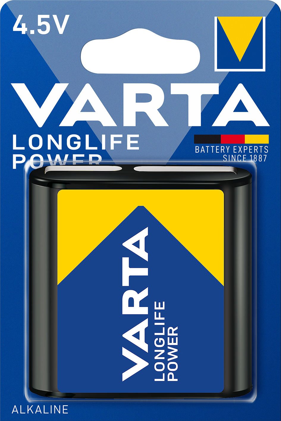 VARTA VARTA LONGLIFE POWER lapos/ 4,5V/ 3LR12 elem BL1