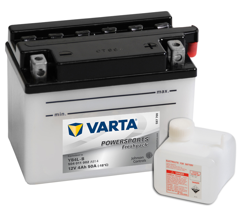 VARTA Varta - 12v 4ah - motor akkumulátor - jobb+ *YB4L-B