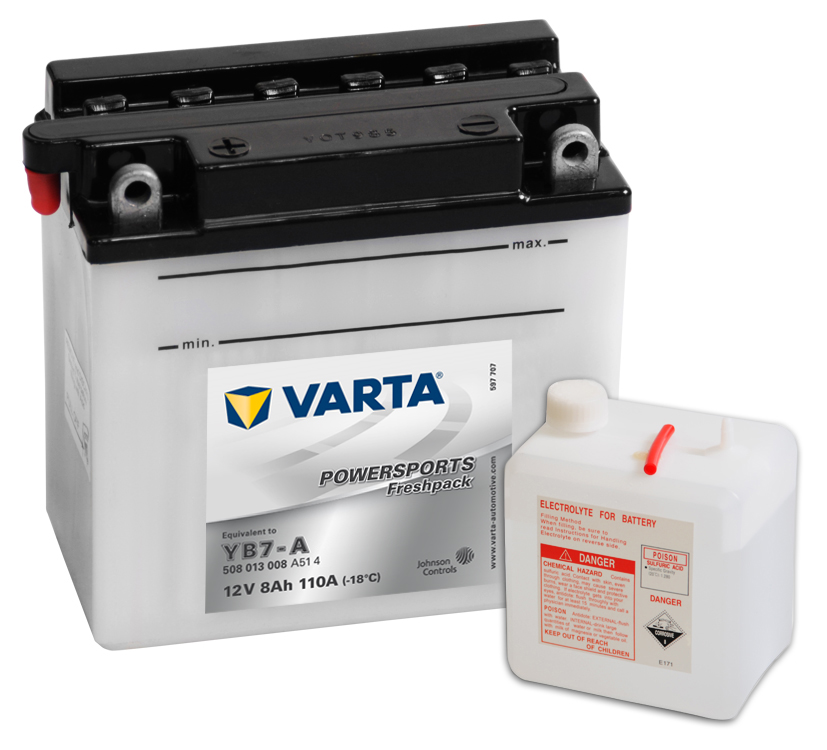 VARTA Varta - 12v 8ah - motor akkumulátor - bal+ *YB7-A