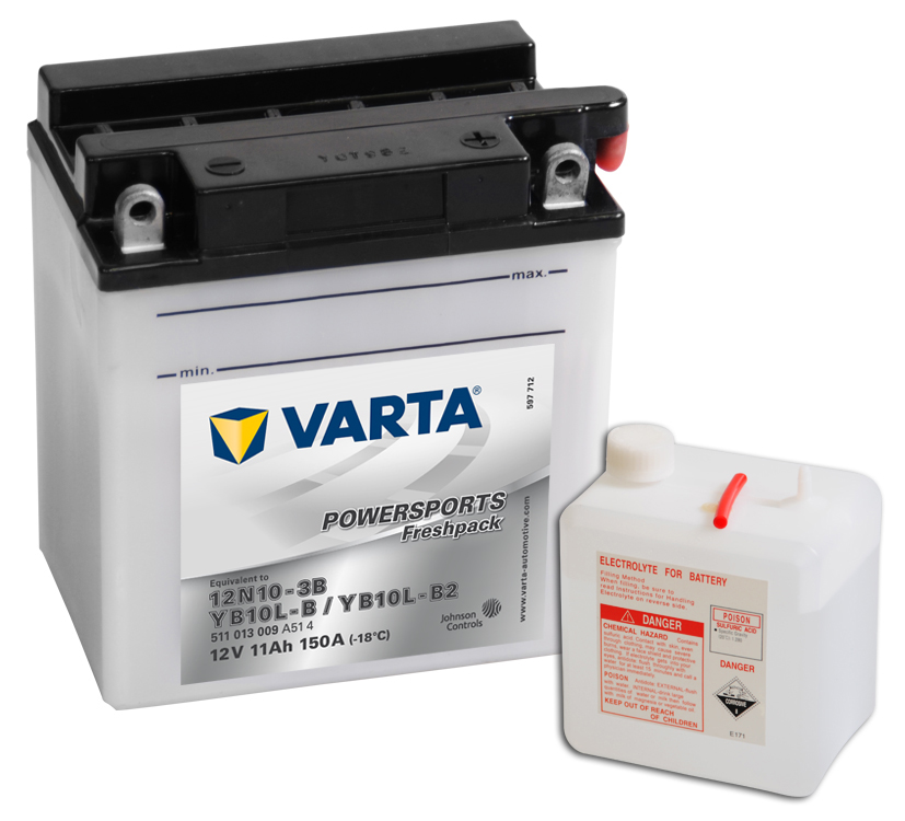 VARTA Varta - 12v 11ah - motor akkumulátor - jobb+ *YB10L-B