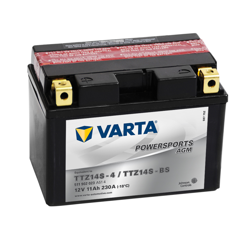 VARTA Varta - 12v 11ah - AGM motor akkumulátor - bal+ * YTZ14S-BS