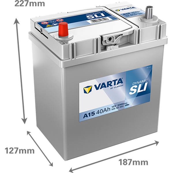 VARTA Varta Dynamic SLI - 12v 40ah - autó akkumulátor - bal+ *ázsia*vékonysarus