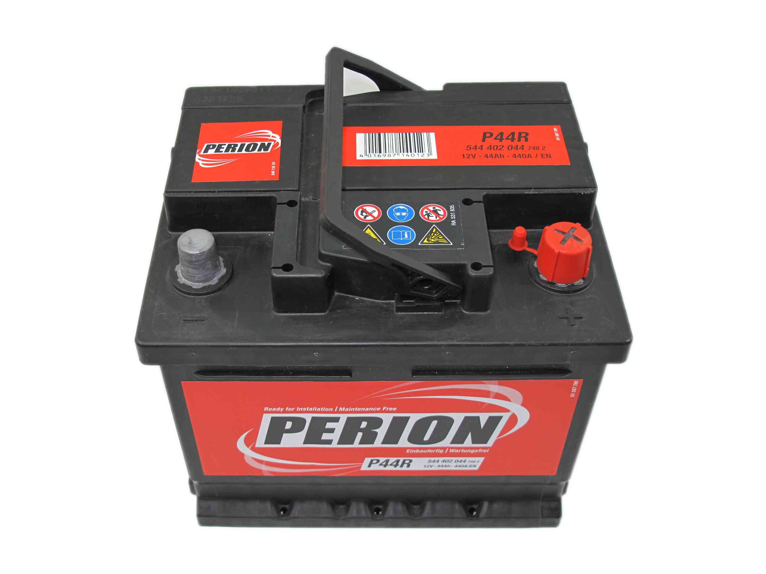 PERION Perion - 12v 44ah - autó akkumulátor - jobb+ *alacsony