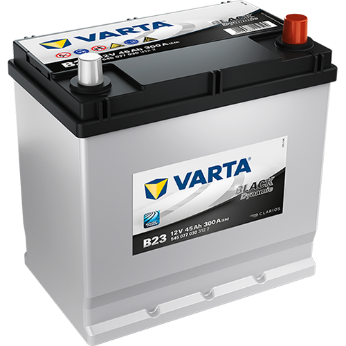 VARTA Varta Black - 12v 45ah - autó akkumulátor - jobb+ *ázsia