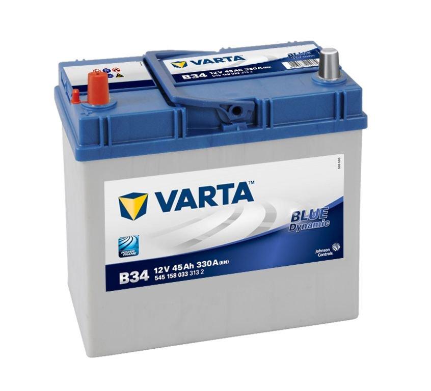 VARTA Varta Blue - 12v 45ah - autó akkumulátor - bal+ *ázsia, vastag sarus