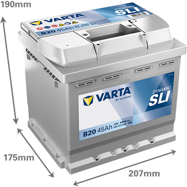 VARTA Varta Dynamic SLI - 12v 45ah - autó akkumulátor - bal+