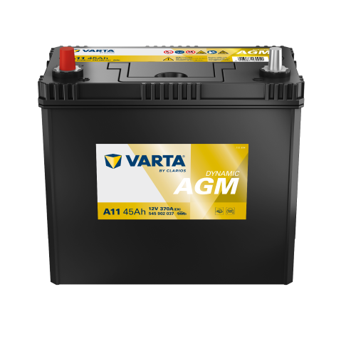 VARTA Varta Dynamic AGM - 12v 45ah - autó akkumulátor - bal+ *ázsia vékonysarus