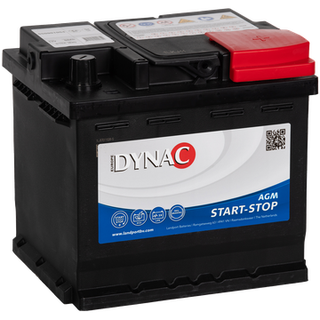 Dynac DYNAC Start-Stop AGM - 12V 50Ah - autó akkumulátor - Jobb+