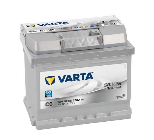 VARTA Varta Silver - 12v 52ah - autó akkumulátor - jobb+ *alacsony
