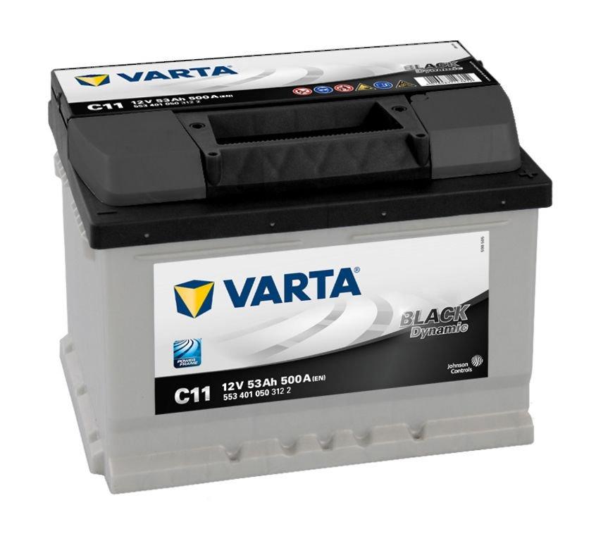 VARTA Varta Black - 12v 53ah - autó akkumulátor - jobb+ *alacsony
