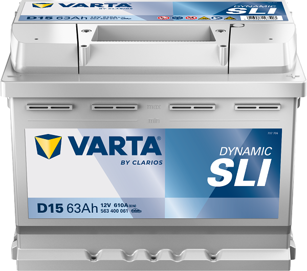 VARTA Varta Dynamic SLI - 12v 63ah - autó akkumulátor - jobb+