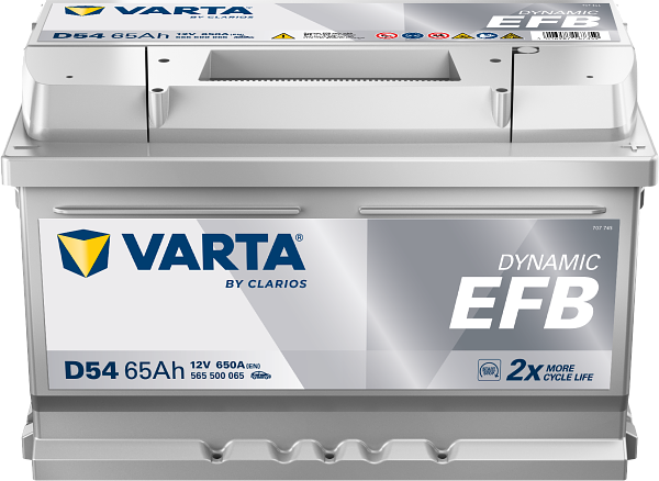 VARTA Varta Dynamic EFB - 12v 65ah - autó akkumulátor - jobb+