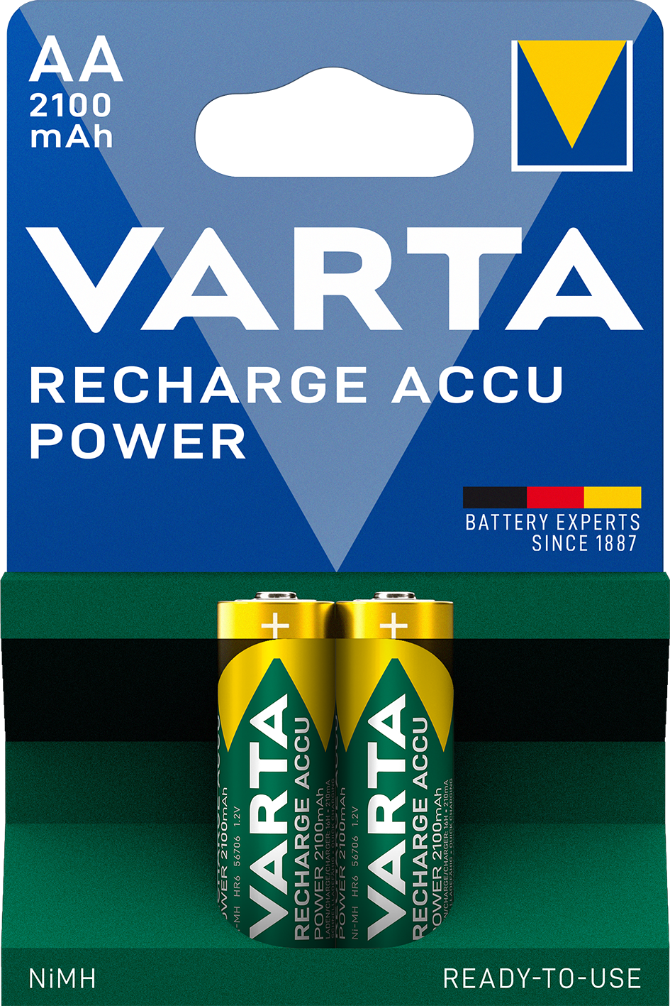 VARTA VARTA POWER akkumulátor ceruza/AA 2100 mAh BL2