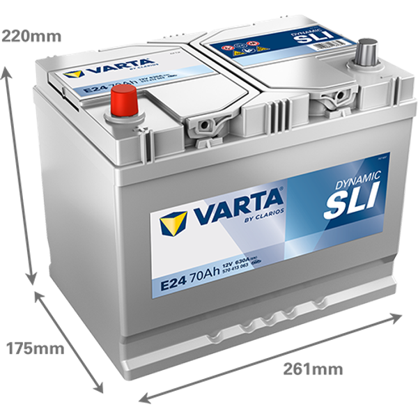 VARTA Varta Dynamic SLI - 12v 70ah - autó akkumulátor - bal+ *ázsia