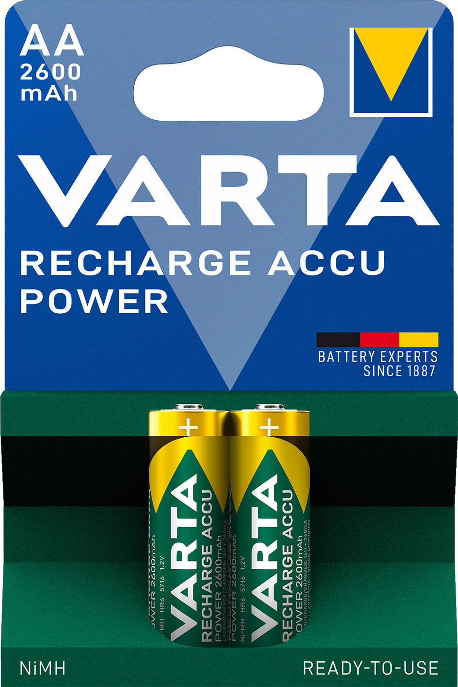 VARTA Elem akkumulátor AA 2600mAh 2db Ready 2 Use